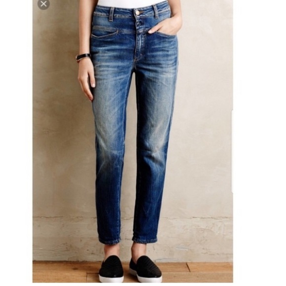 CLOSED Pedal Icon 85 High Rise Straight Leg Jeans Blue Casual Women’s Denim 26 - Picture 1 of 14